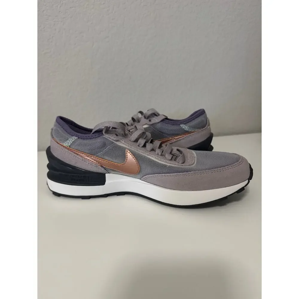 Nike Waffle One GS Amethyst Ash Summit Ash Grey Rose Gold Purple Sz 5.5 Y